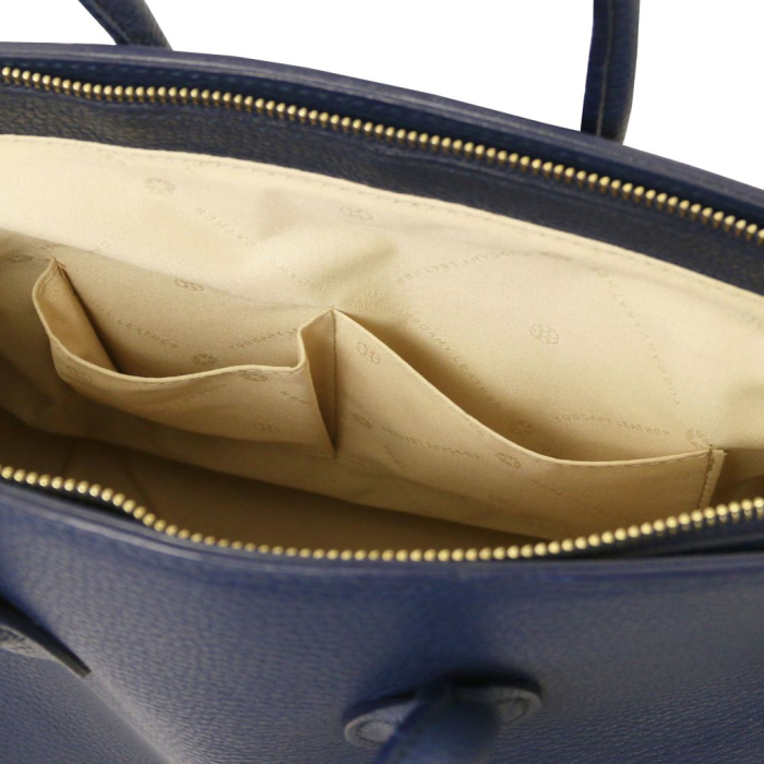 TL Bag - Leather handbag with golden hardware [6]