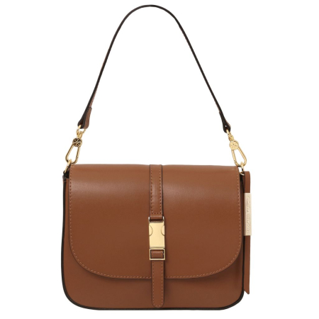 Genți de umăr - NAUSICA - Geanta de umar din piele naturală