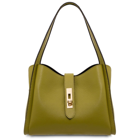 Genți de mână - SOAVE - Geantă de mână din piele naturală moale