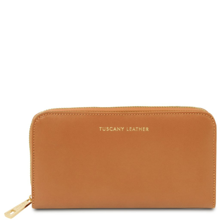LEATHER WALLETS - VENERE - Exclusive zip around leather wallet