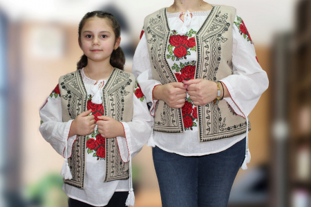 Seturi de Familie - Set vesta Mama - Fiica ANCA