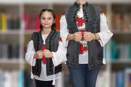 Seturi de Familie - Set vesta Mama - Fiica CRINA