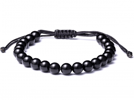 Bratara Onix Negru 6mm - C405