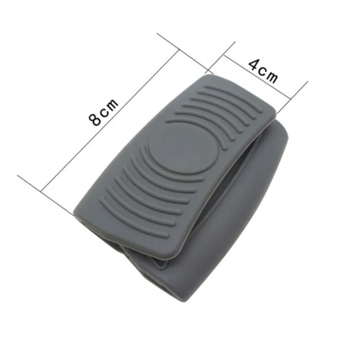 Set 2 bucati protectii maner pentru oale, protectii din silicon [4]