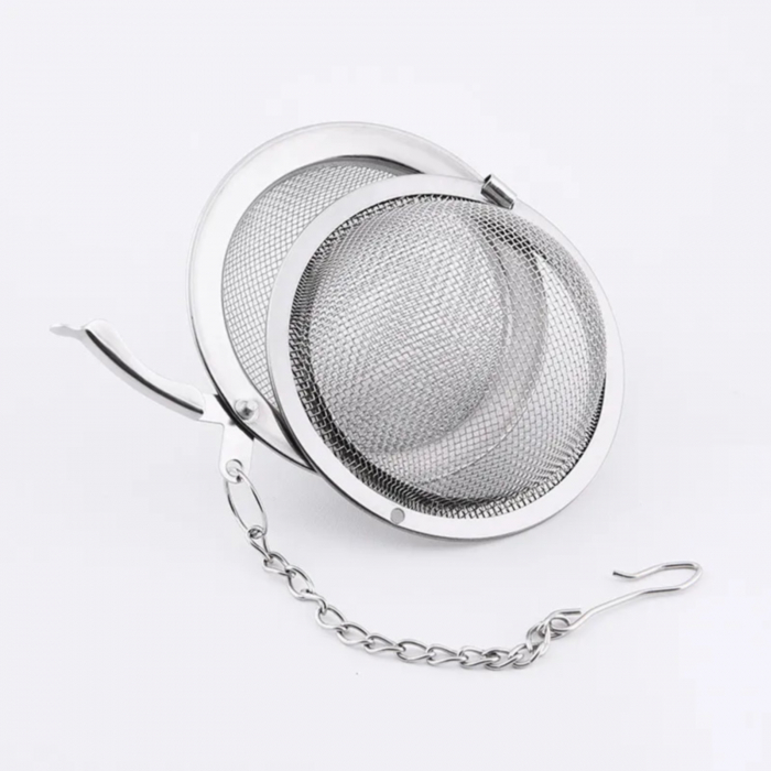 Infuzor inox, infuzor sferic, infuzor de ceai, infuzor cu lantisor [3]