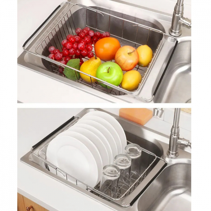 Uscator multifunctional cu manere extensibile pentru montare pe chiuveta [3]
