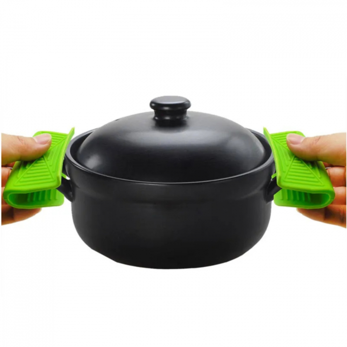 Set 2 bucati protectii maner pentru oale, protectii din silicon [3]
