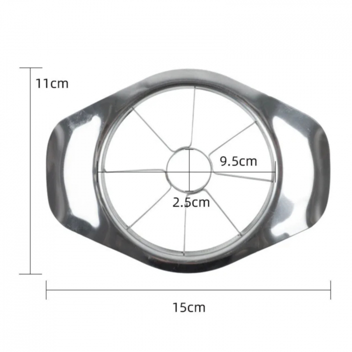Aparat din inox pentru feliat mere [2]