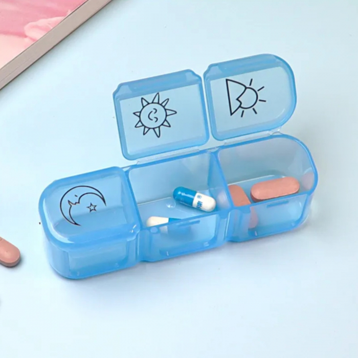 Cutie organizator medicamente, de 3 ori pe zi, 1 bucata [4]