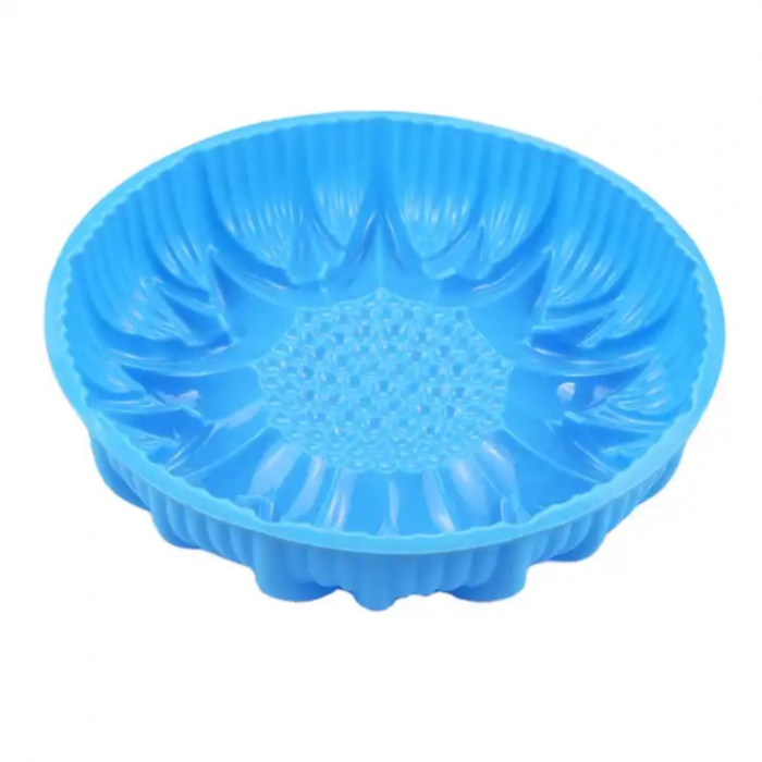 Forma pentru copt prajituri, tort, material silicon, albastru [4]