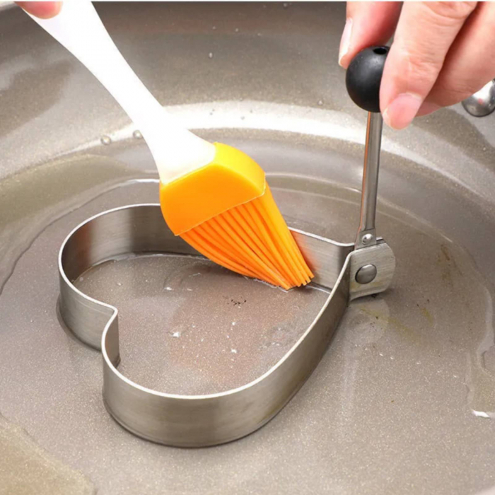 Forme din inox pentru gatit oua, clatite, forme pentru ochiuri de ou, forme preparare oua, inima [3]