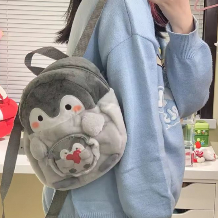 Ghiozdan gradinita / cresa - model pinguin 22x23x10 cm [2]