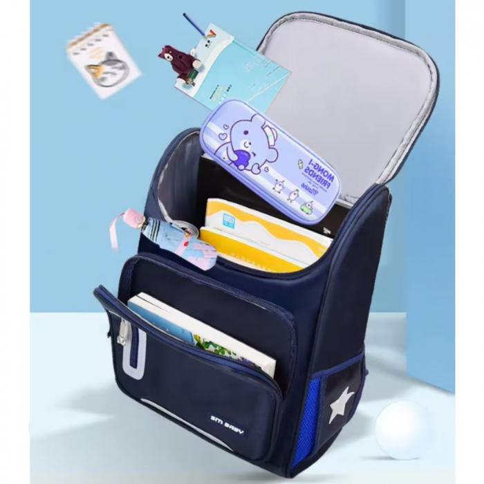 Ghiozdan impermeabil pentru elevi, rucsac de scoala 37x28x15 cm [5]