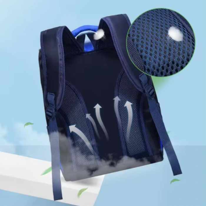 Ghiozdan impermeabil pentru elevi, rucsac de scoala 37x28x15 cm [6]