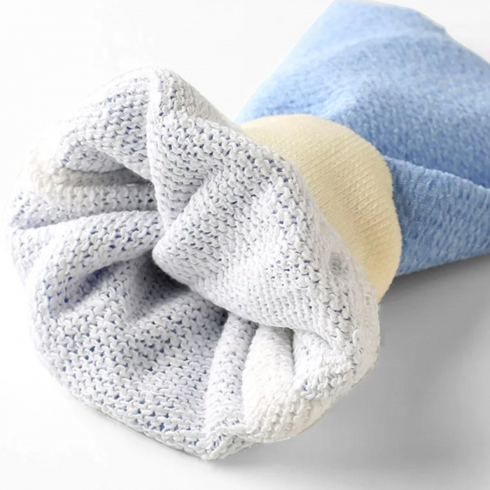 Manusa exfolianta pentru corp, manusa pentru exfoliere, manusa scrub albastra [4]