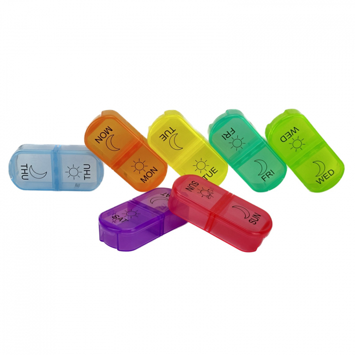 Organizator medicamente, 2 ori pe zi, 1 bucata [7]