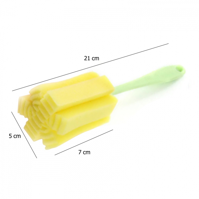 Perie pentru curatat borcane, perie pentru sticle, perie pentru spalat sticle, burete de curatat borcane [6]