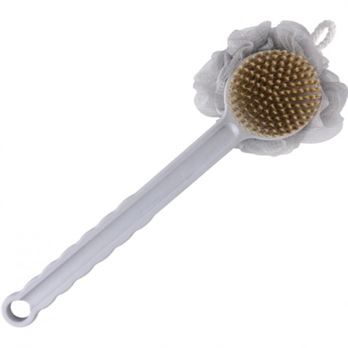 Perie pentru baie 2 in 1, maner lung, 38 cm [2]