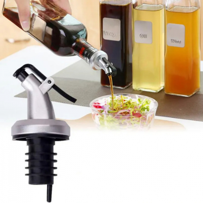 Picurator ulei, dop cu picurator, dop pentru sticle de vin [2]