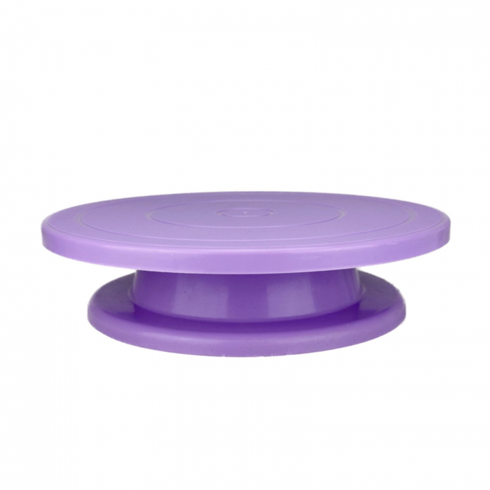 Platou rotativ tort, platou cu suport rotativ pentru ornare, blat rotativ decorare [2]