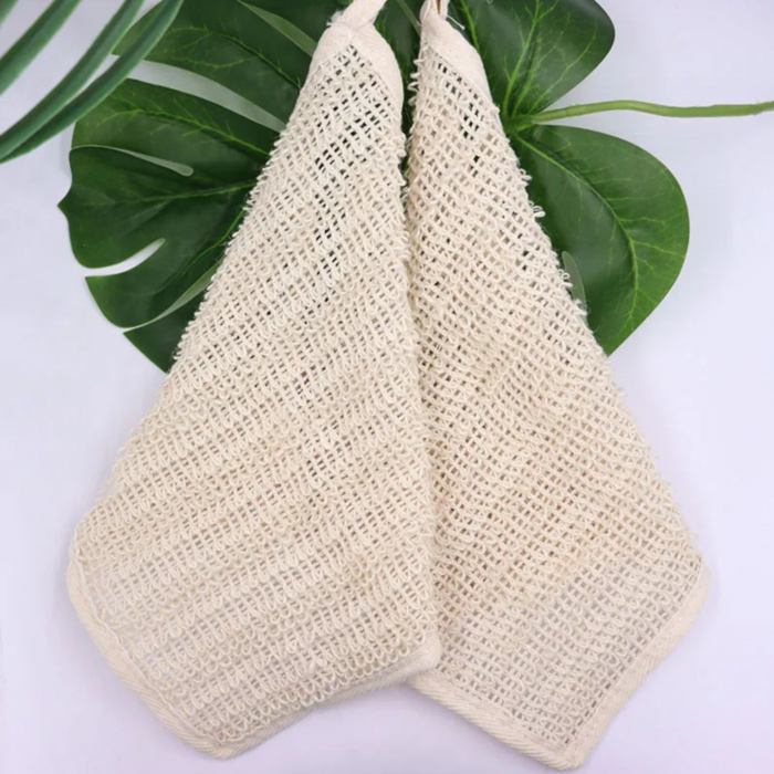 Prosop fibra naturala exfoliant, prosop din sisal, 24 cm x 24 cm [2]