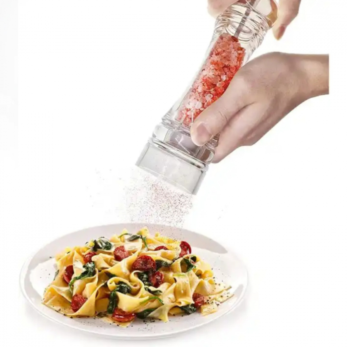 Rasnita transparenta pentru condimente  cu mecanism de macinare ceramic, 15 cm [3]
