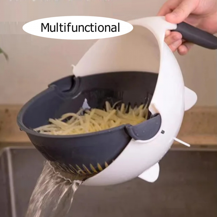Razatoare multifunctionala cu bol si strecuratoare [4]