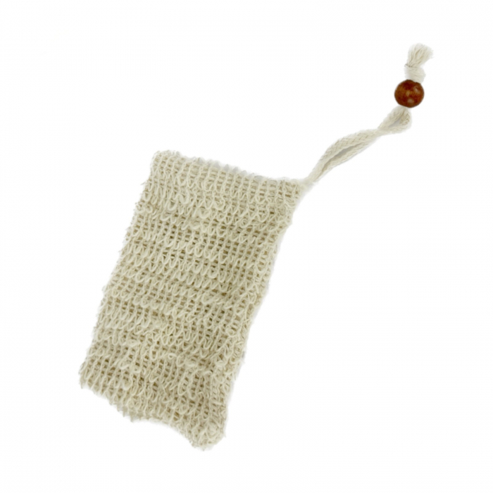 Saculet exfoliant pentru sapun, saculet din sisal, saculet depozitare sapun, sac exfoliant din fibra naturala [5]