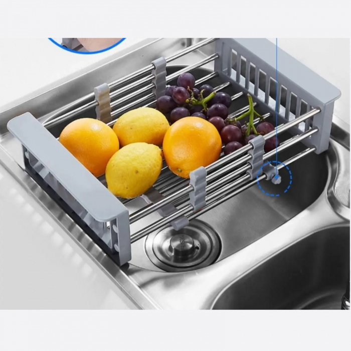 Scurgator pentru vase si legume, extensibil, multifunctional, pentru chiuveta [5]