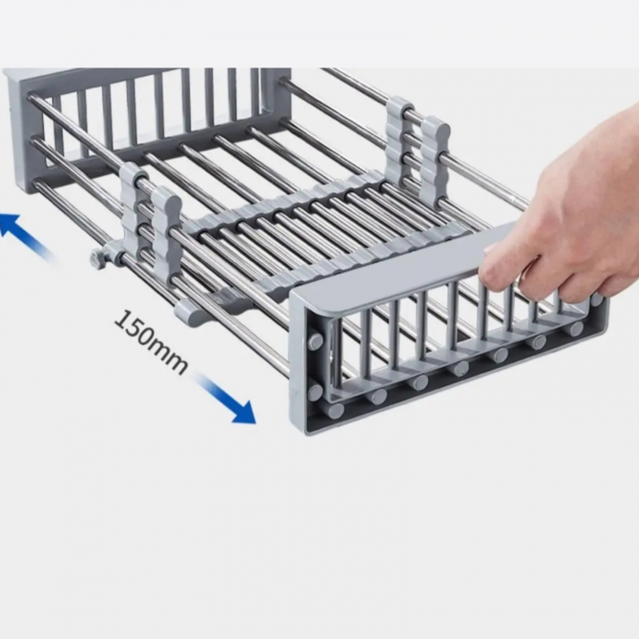 Scurgator pentru vase si legume, extensibil, multifunctional, pentru chiuveta [4]