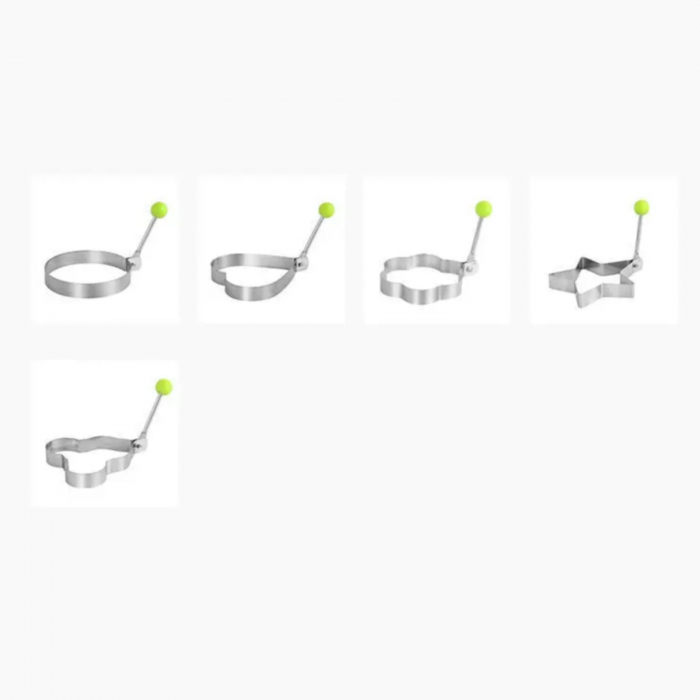 Set 5 forme pentru prajit din oțel inoxidabil [4]