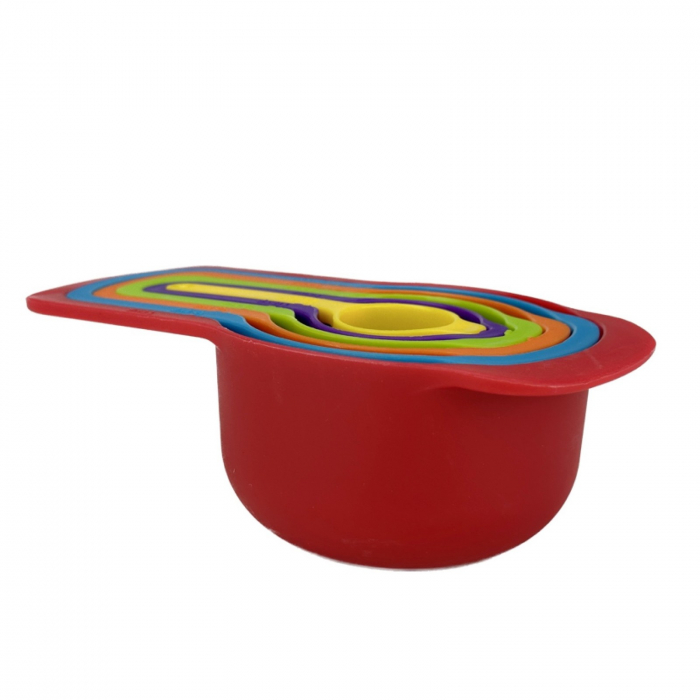 Set 6 cupe masurare, set de linguri pentru masurare, cupe plastic [5]
