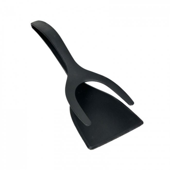 Spatula pentru oua ochiuri, spatula cleste, spatula omleta, negru [2]