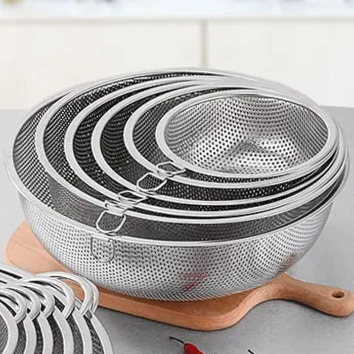 Strecuratoare pentru paste, stecuratoare inox, strecurator mare [3]