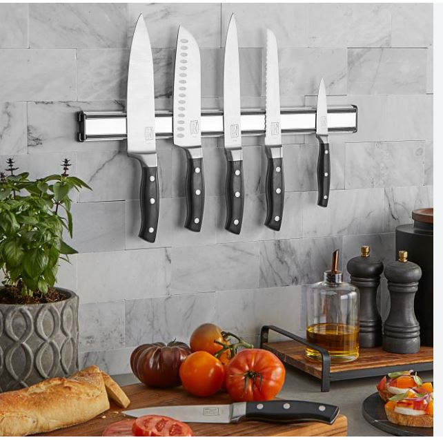 Suport magnetic din aluminiu Heinner pentru cutite, 61.5x4.5x1.9 cm [3]