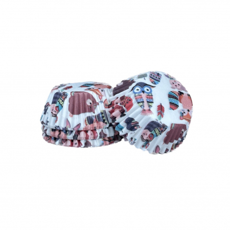 Accesorii bucatarie - 100 Chese din hartie, forme din hartie pentru briose, forme de copt brioșe 4cm x 2.5cm