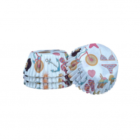 Accesorii bucatarie - 100 Forme de briose, hartie pentru briose, hârtie de copt brioșe 4cm x 2.5cm