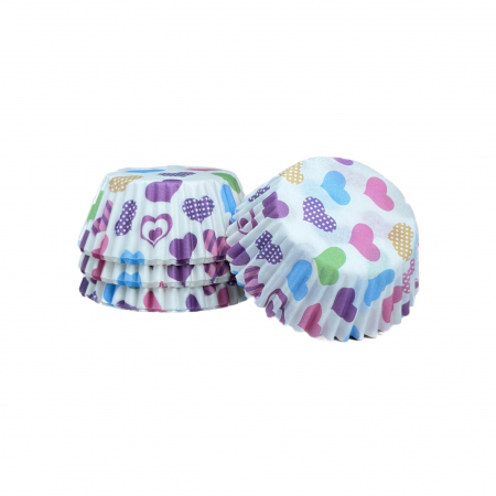 Accesorii bucatarie - 100 Forme pentru briose, chese din hartie,hartie muffins, forme de brioșe din hârtie 4cm x 2.5cm