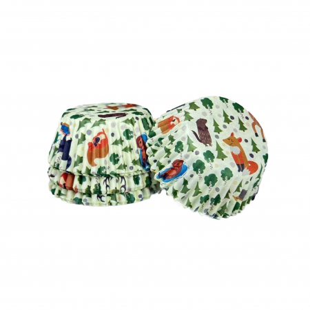 Accesorii bucatarie - 100 Forme pentru briose, chese din hartie,hartie muffins, forme de brioșe din hârtie 4cm x 2.5cm