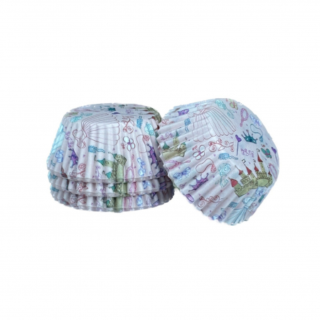 Accesorii bucatarie - 100 Forme pentru briose, chese din hartie,hartie muffins, forme de brioșe din hârtie 4cm x 2.5cm