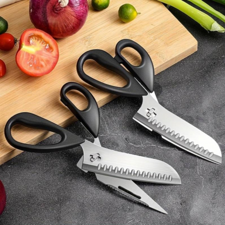 Foarfeca demontabila pentru carne, inox si carcasa de protectie, [2]