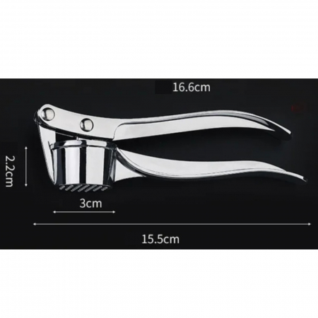 Presa usturoi cu maner ergonomic si autocuratare a orificilor [4]