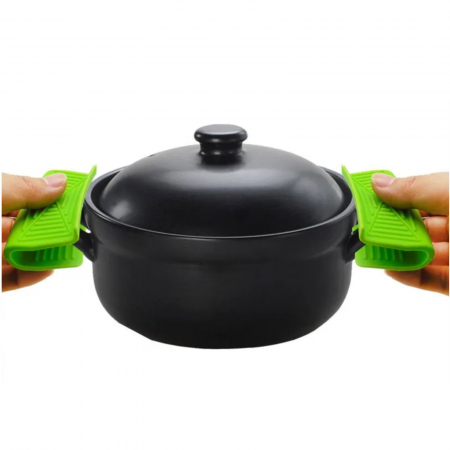 Set 2 bucati protectii maner pentru oale, protectii din silicon [2]