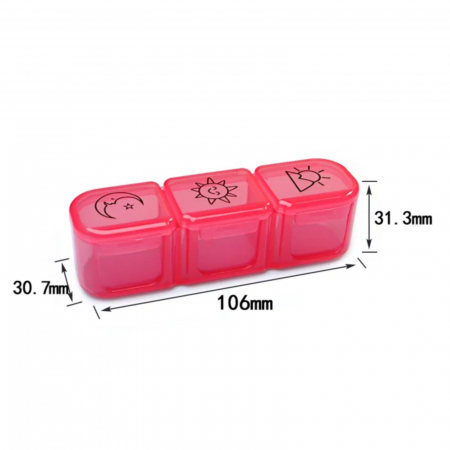 Cutie organizator medicamente, de 3 ori pe zi, 1 bucata [1]