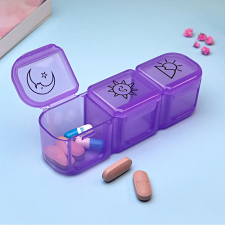 Cutie organizator medicamente, de 3 ori pe zi, 1 bucata [2]