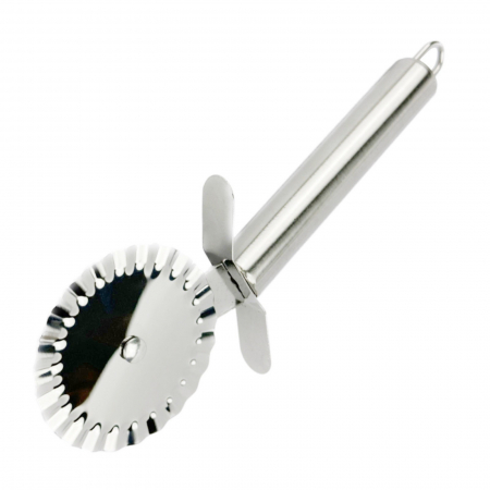 Ustensile din inox - Cutit ondulat de feliat pizza