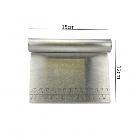 Cutit pentru aluat, taietor de aluat, racleta patiserie din inox [2]