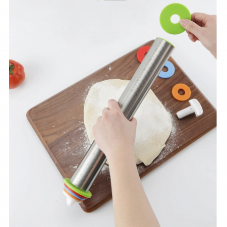 Facalet, sucitor din inox ajustabil cu 4 inele, 43cm [1]