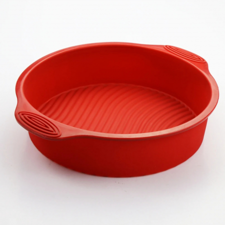 Accesorii bucatarie - Forma pentru copt prajituri, tort, material silicon, rosu