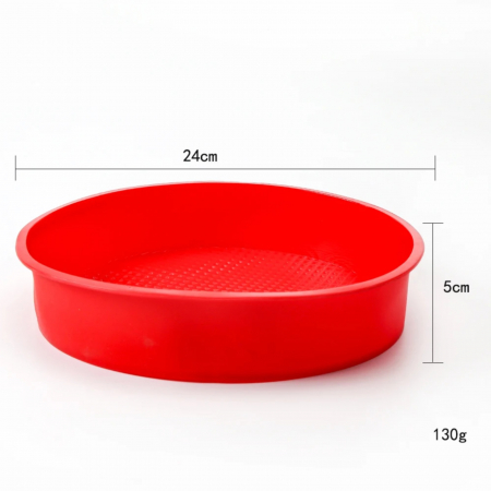 Accesorii bucatarie - Forma pentru copt prajituri, tort, material silicon, rosu